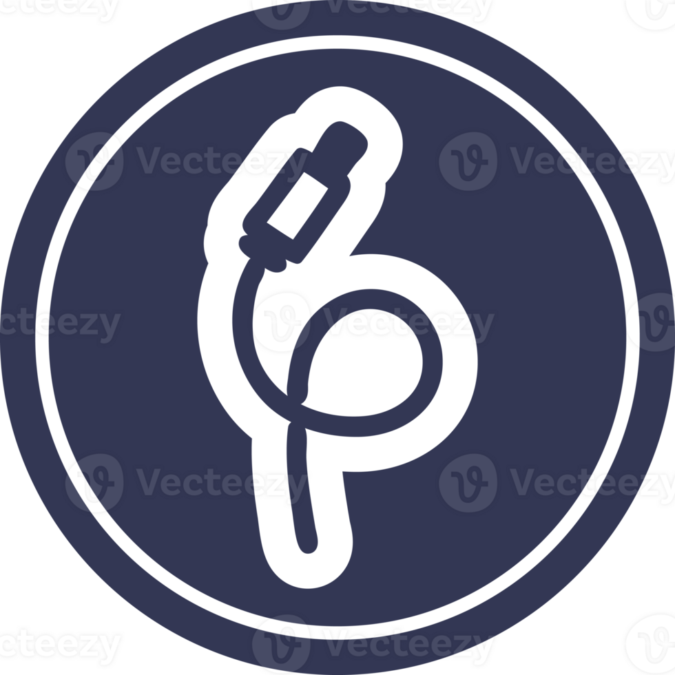 electrical plug circular icon symbol png