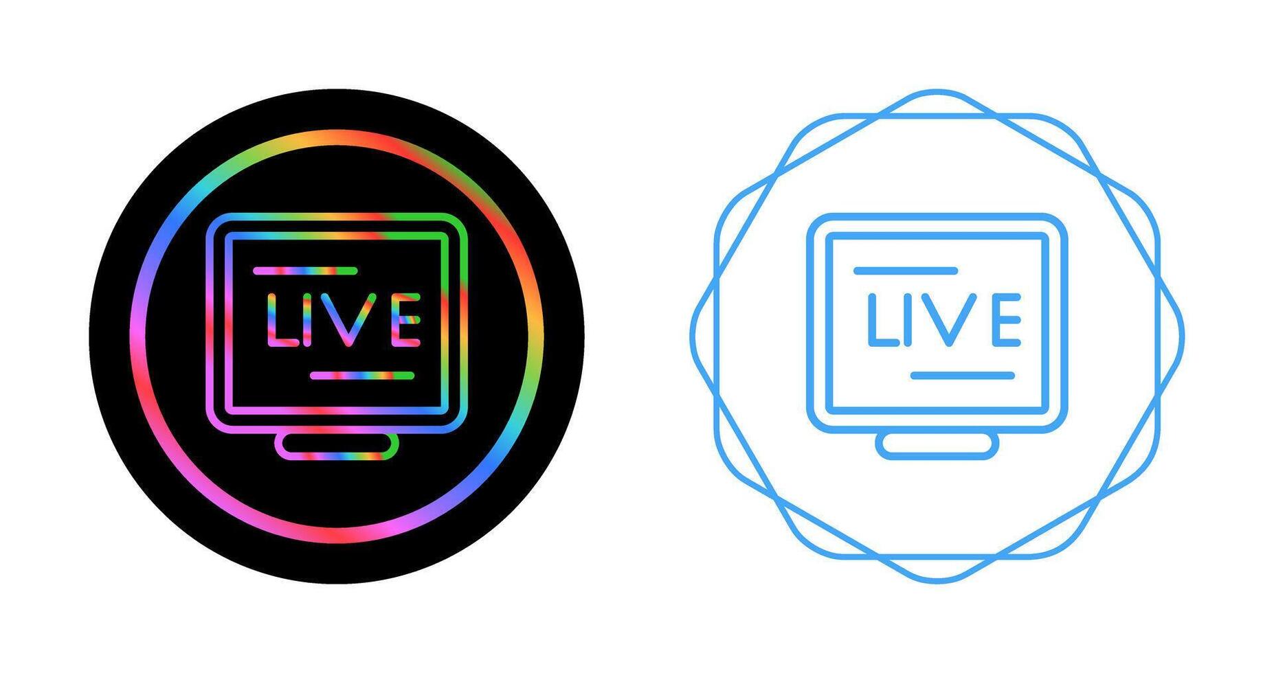 Live Stream Vector Icon
