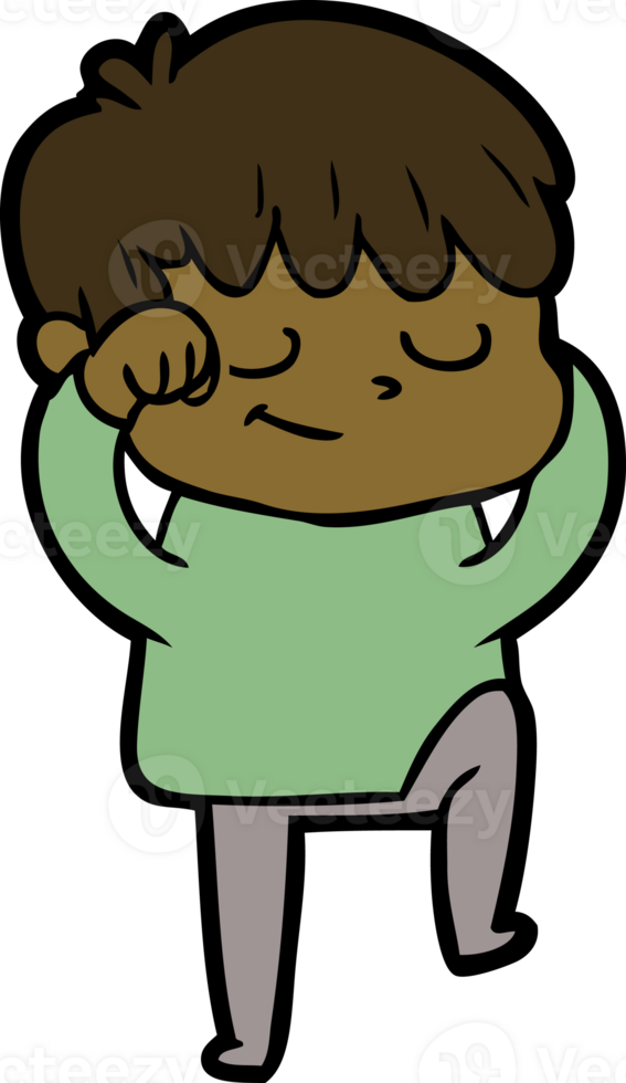 cartoon happy boy png