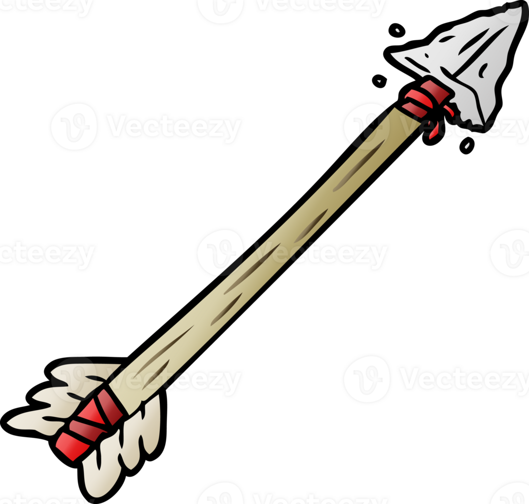 cartoon primitive arrow png