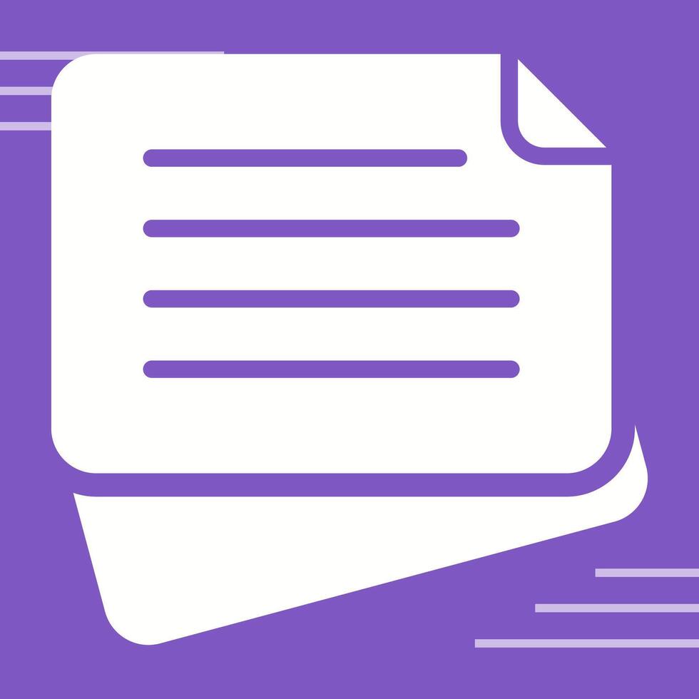 Sticky Note Vector Icon