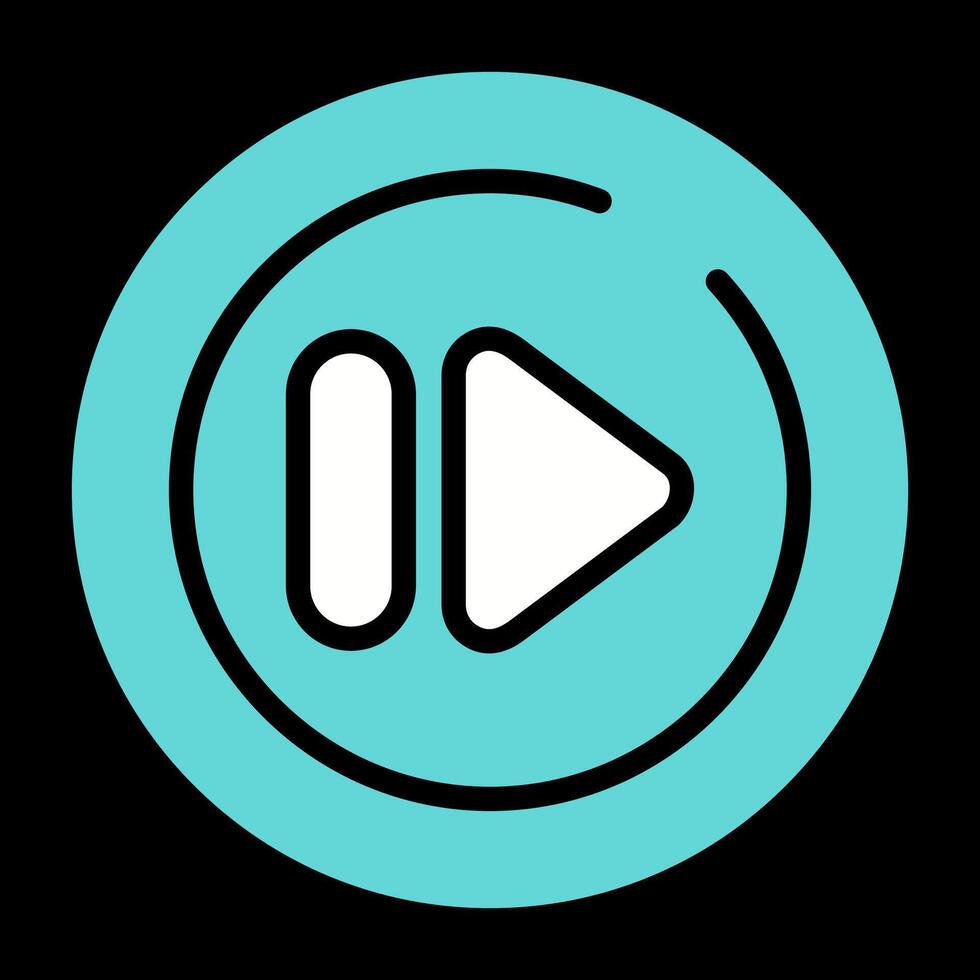 Next Track Circle Vector Icon