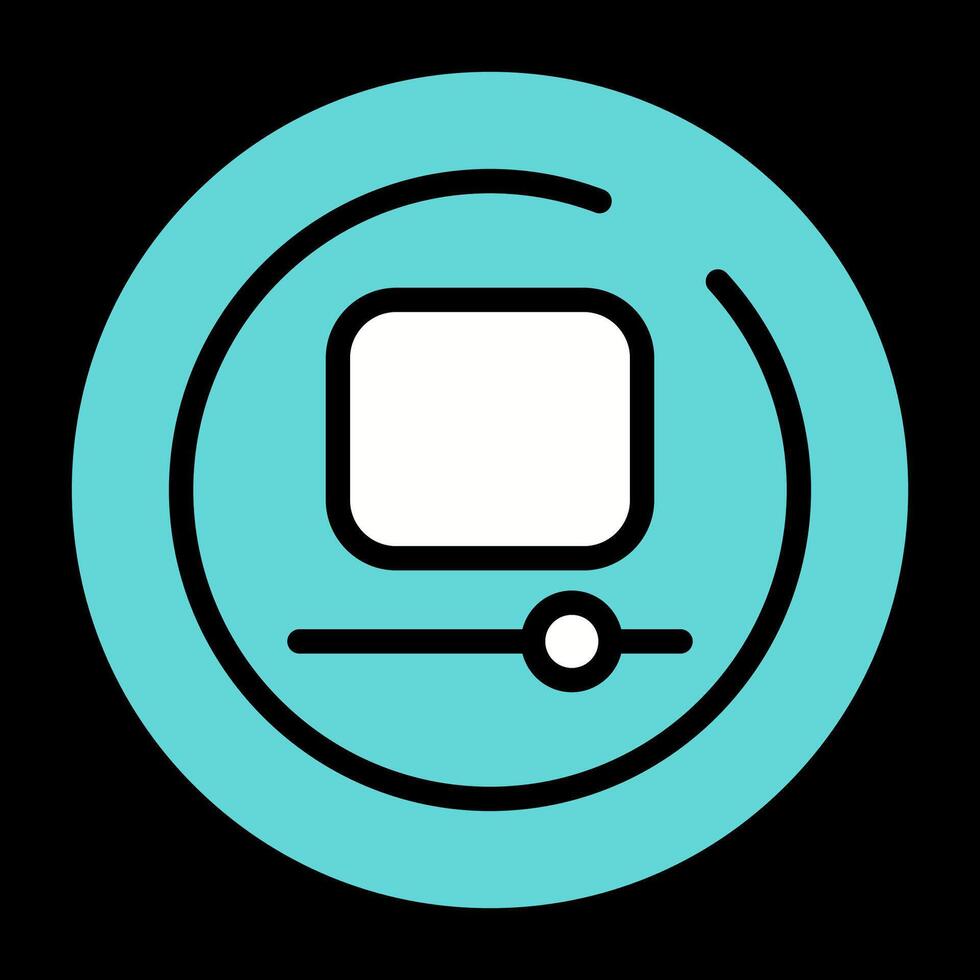 Video Stop Circle Vector Icon