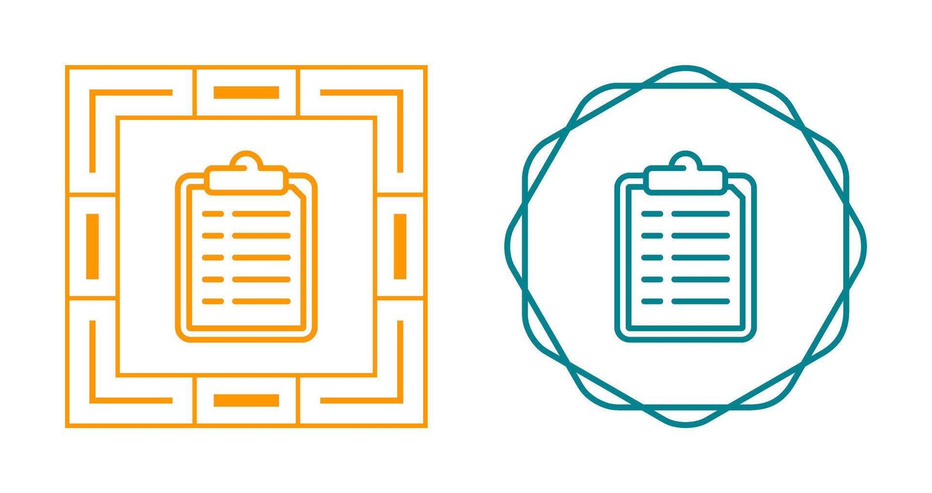 Clipboard with documents Vector Icon