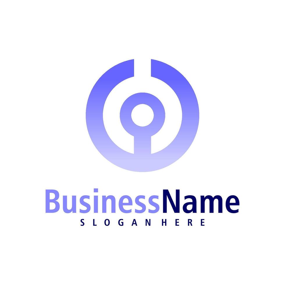 People with Letter I logo design vector. Creative Initial I logo concepts template vector