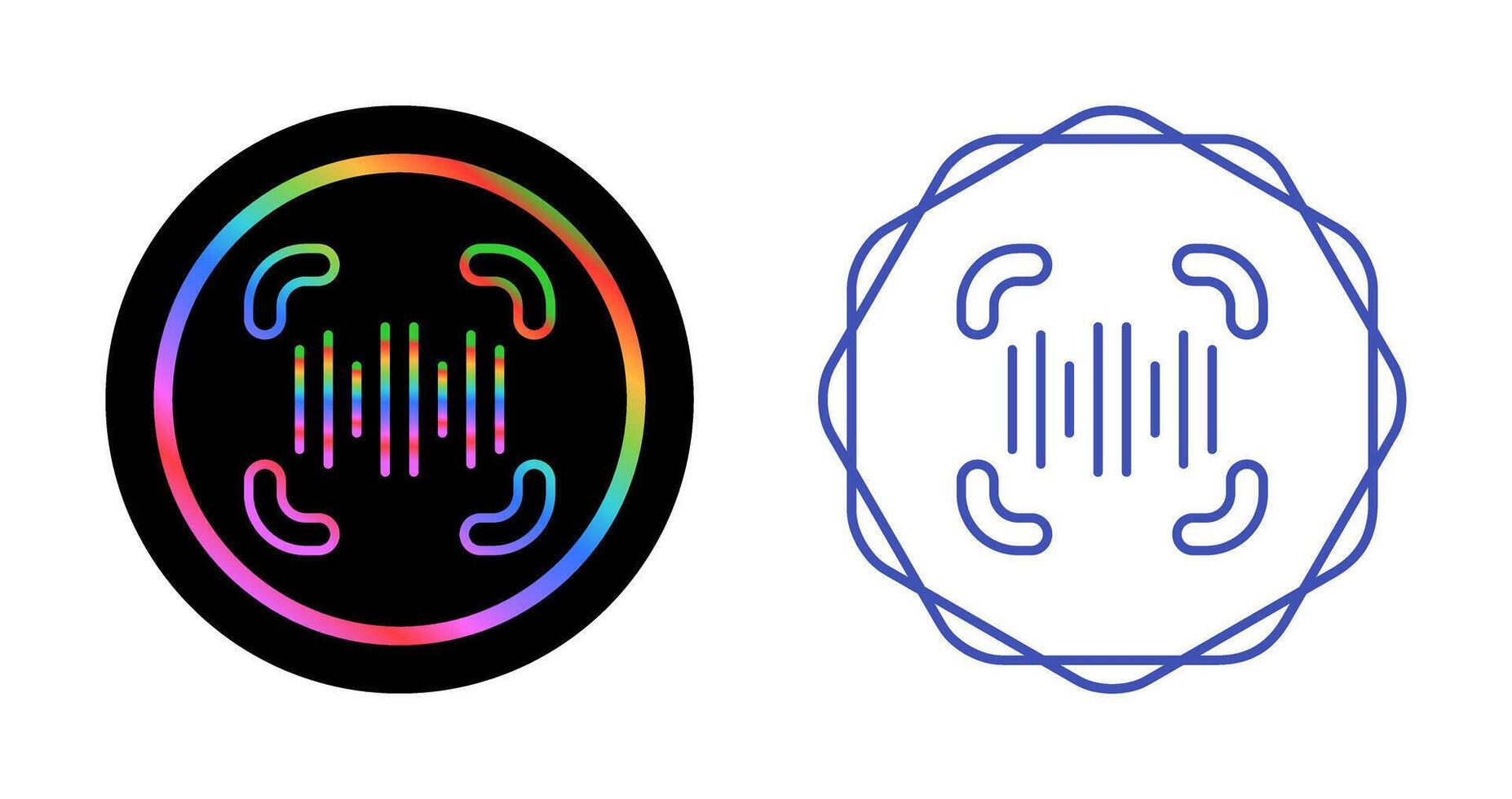Voice Recognition Vector Icon