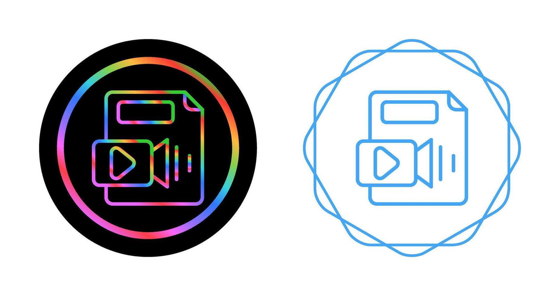 Video File Vector Icon