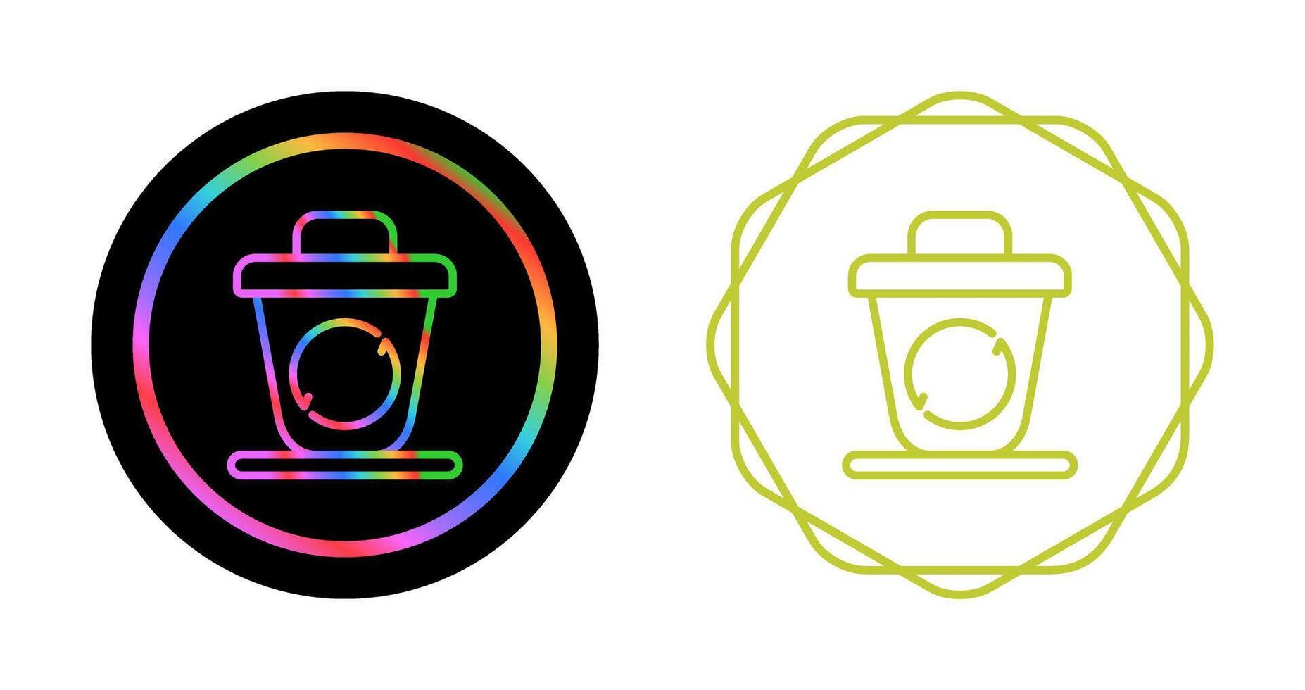 Recycling bin Vector Icon