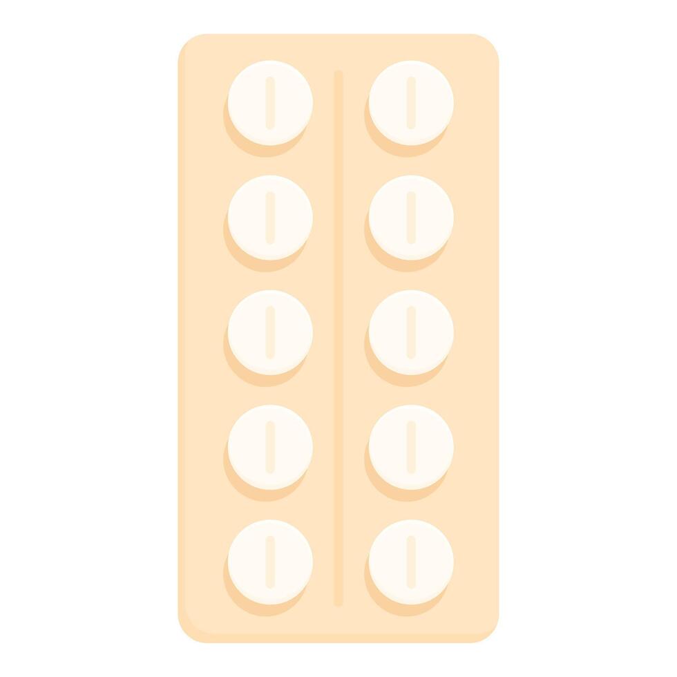 pastillas ampolla icono dibujos animados vector. dietético suplemento vector