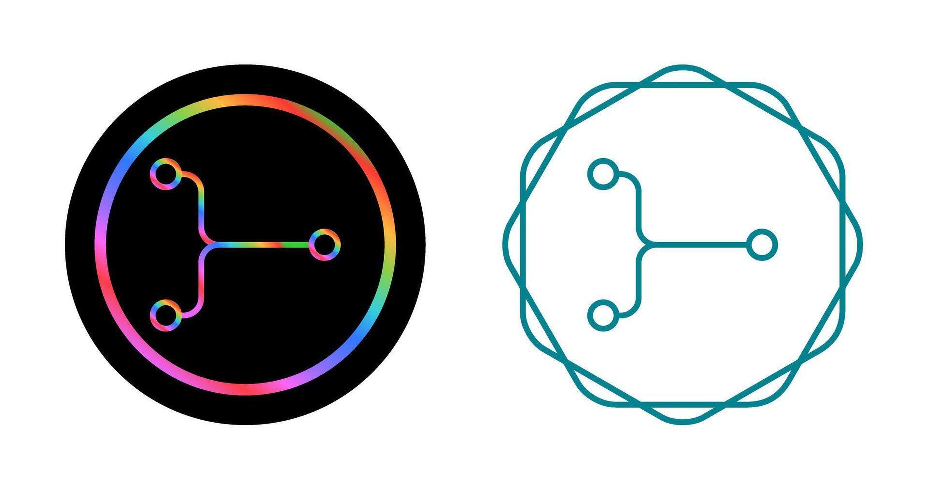 Convergence Vector Icon