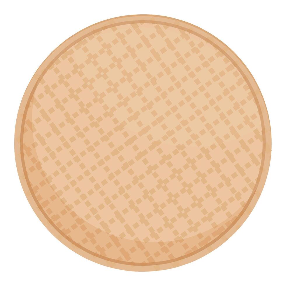 Fabric cotton pad icon cartoon vector. Makeup skin vector