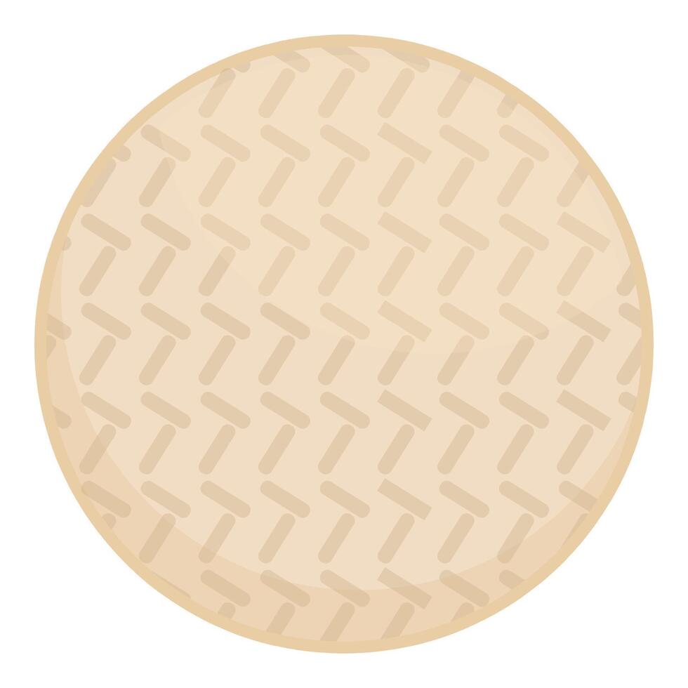 Top view pad icon cartoon vector. Cosmetic care vector