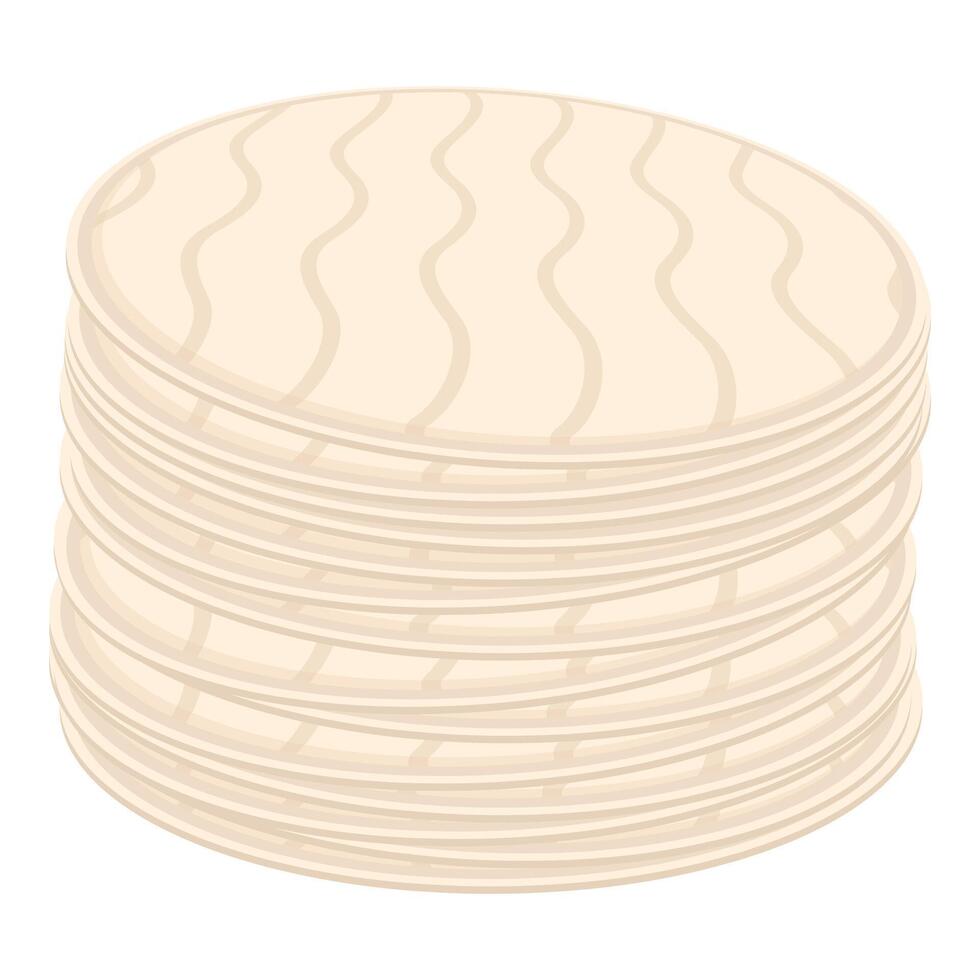 Care package pads icon cartoon vector. Material box vector