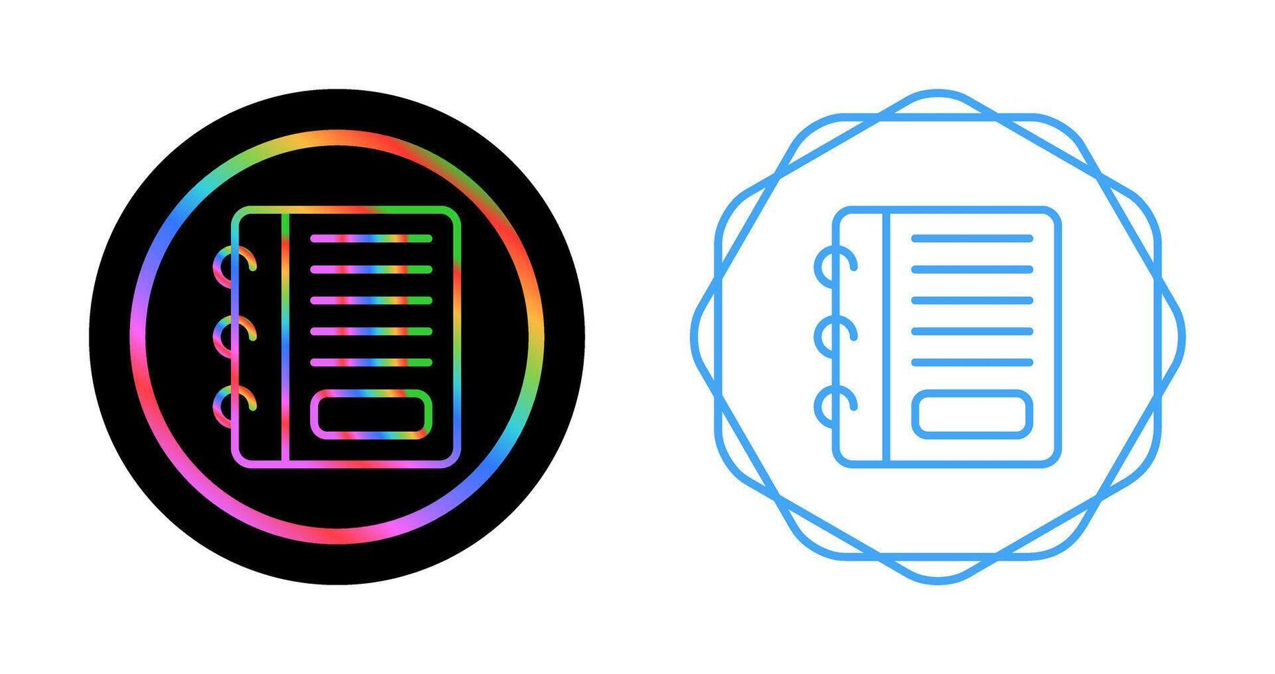 Notepad Vector Icon