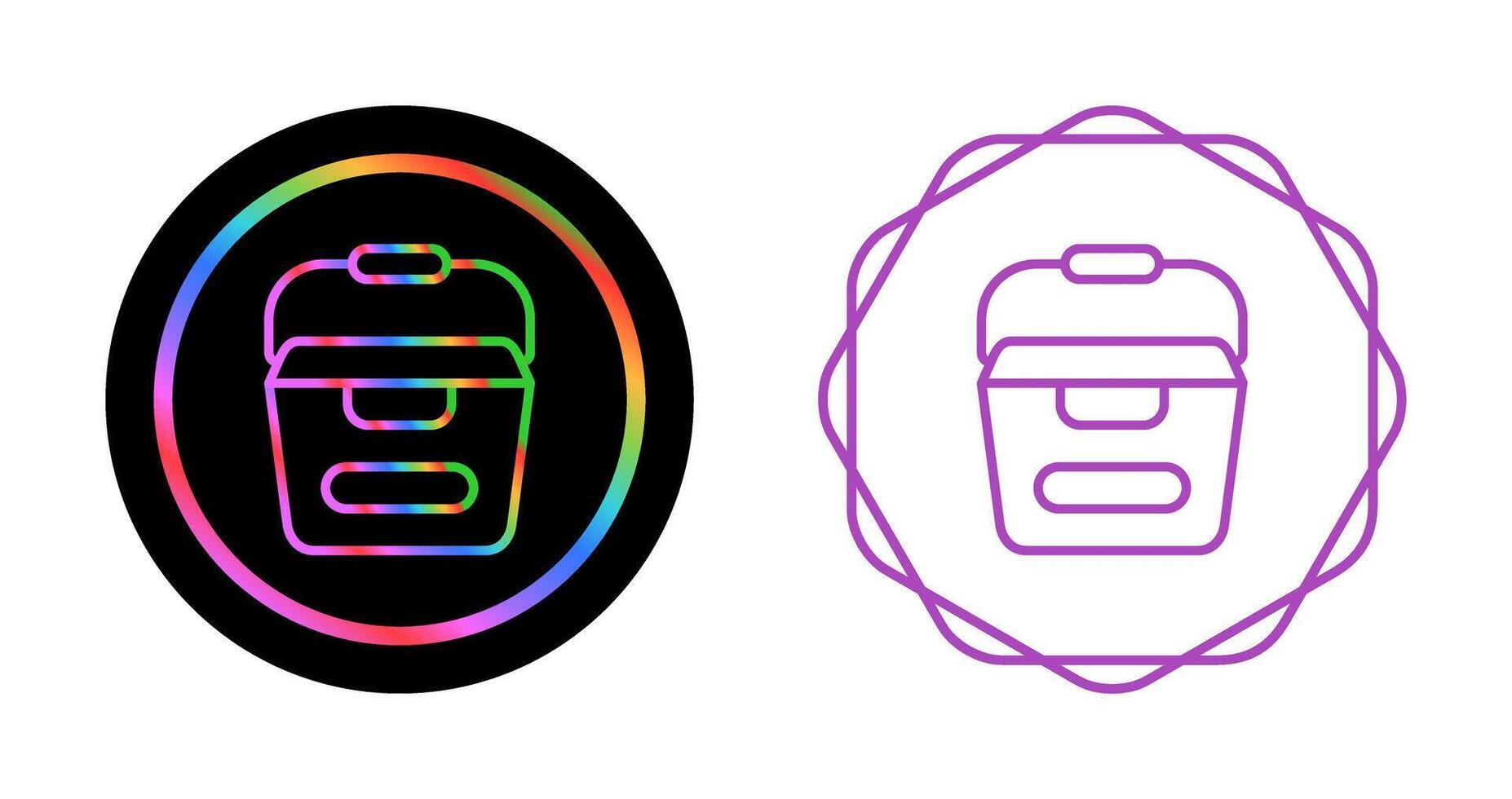 Portable water container Vector Icon