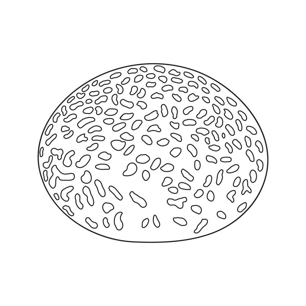 mano dibujado choco bollo icono dibujos animados vector ilustración aislado en blanco antecedentes