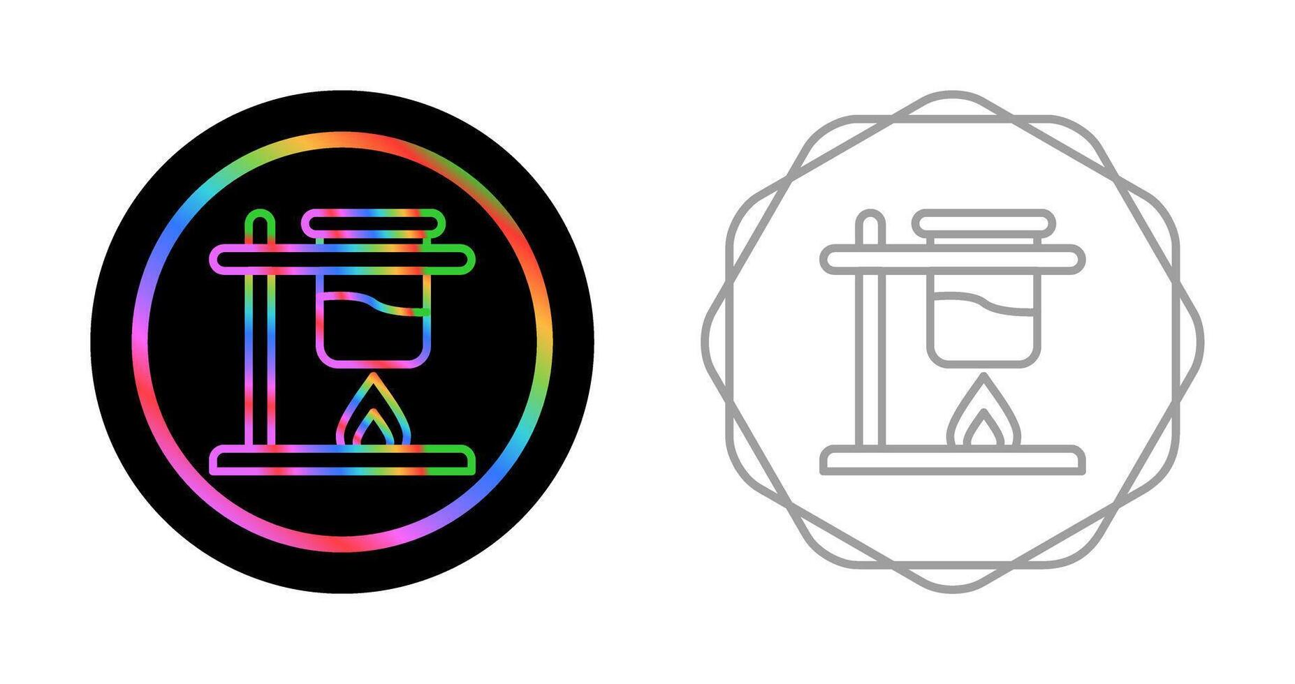 Bunsen Burner Vector Icon