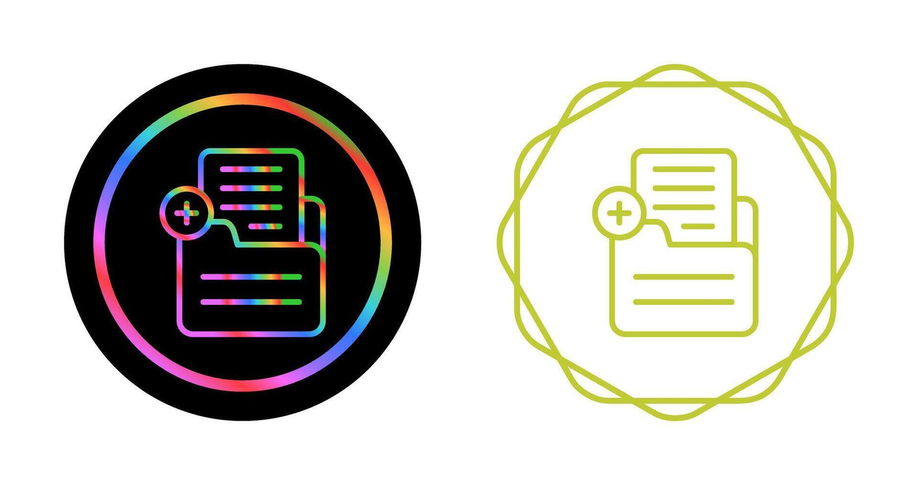 Document Add Vector Icon