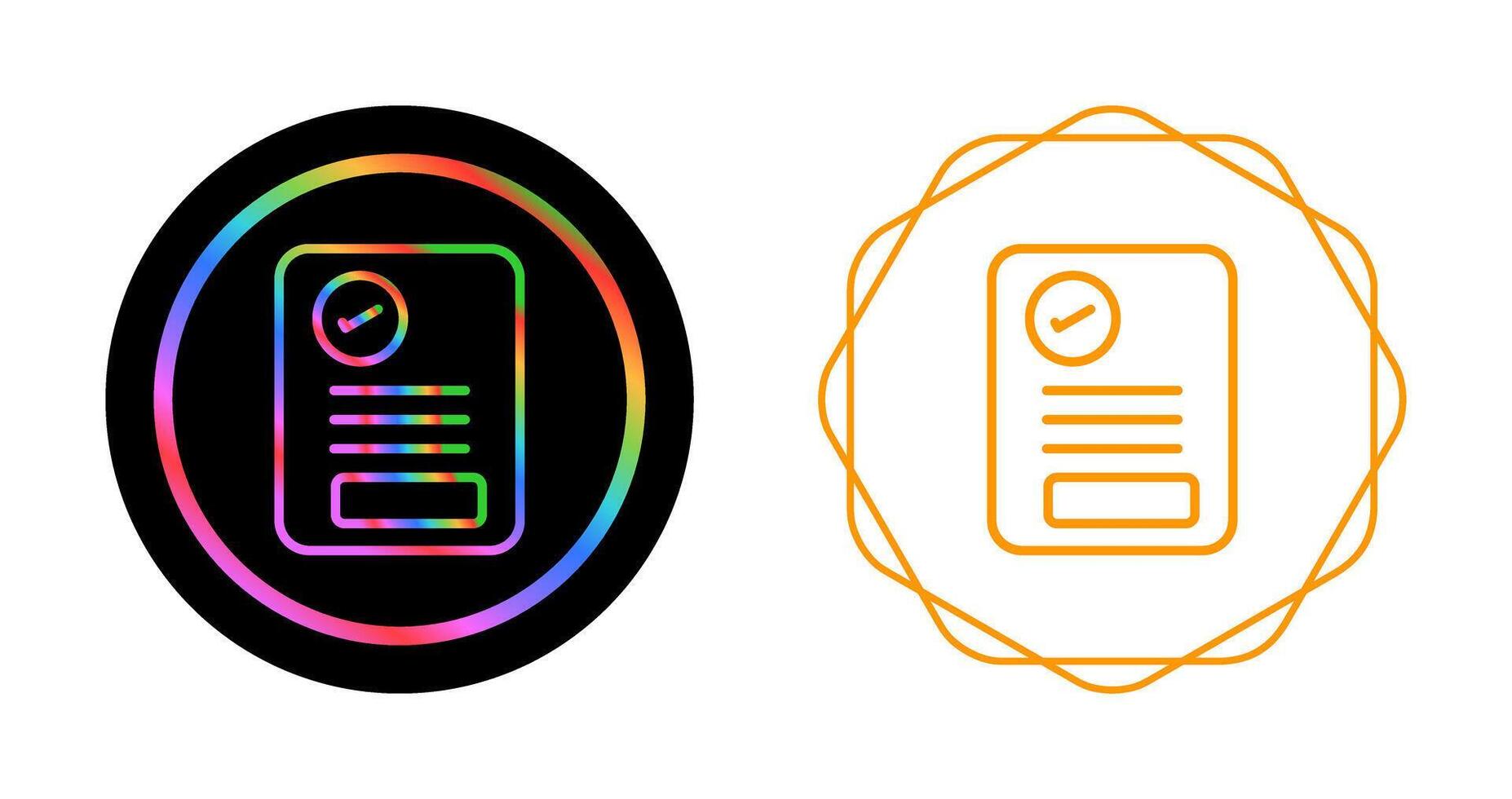 Document Approval Vector Icon