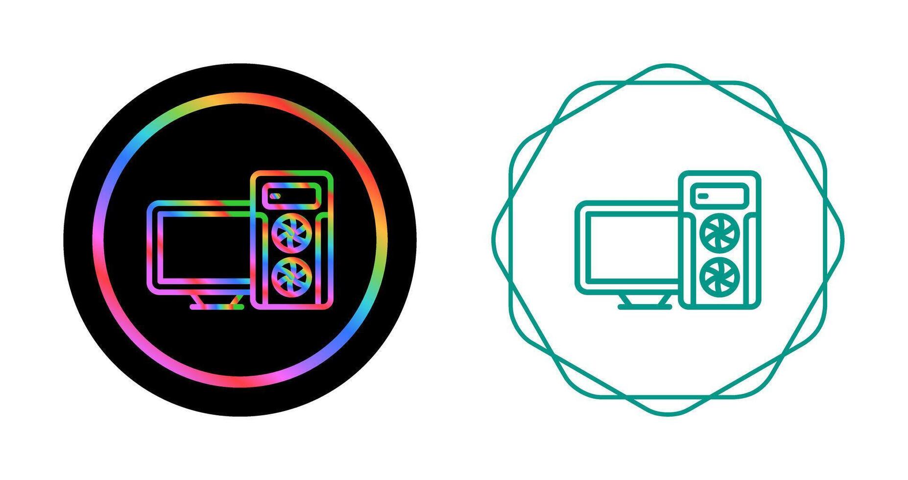Gaming Pc Vector Icon