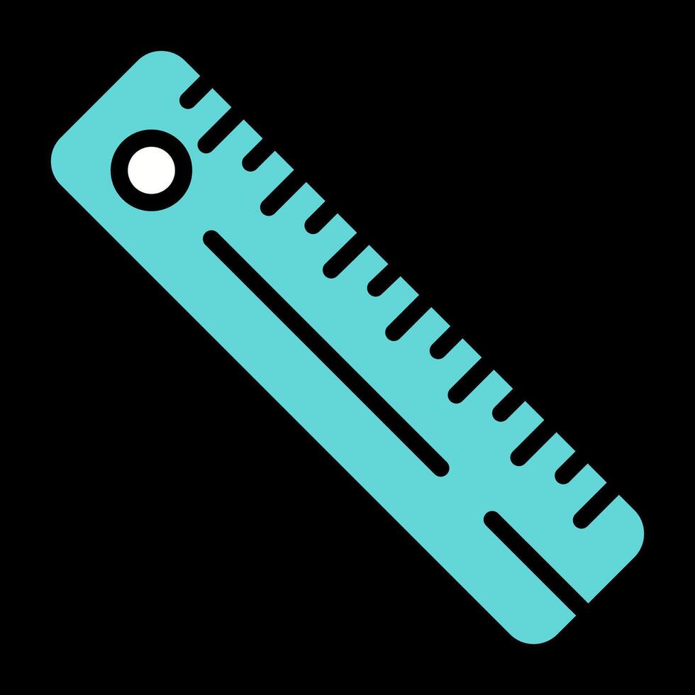Straight Ruler Vector Icon