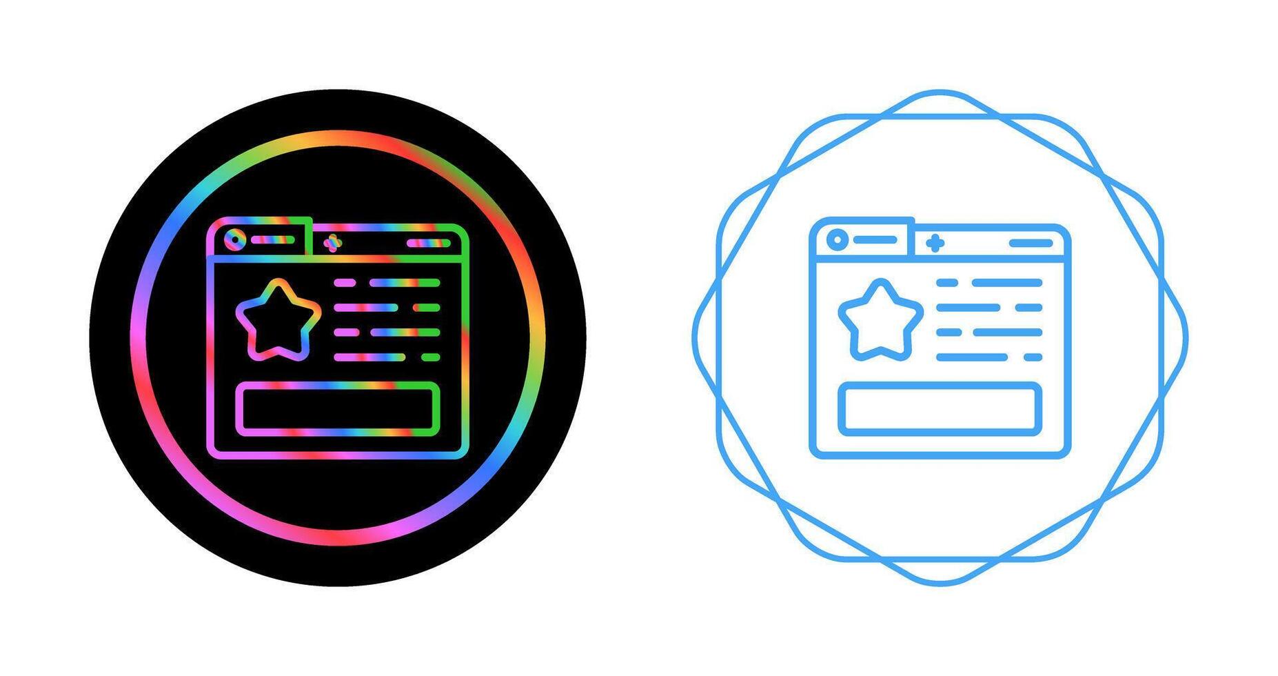 Favourite Page Vector Icon