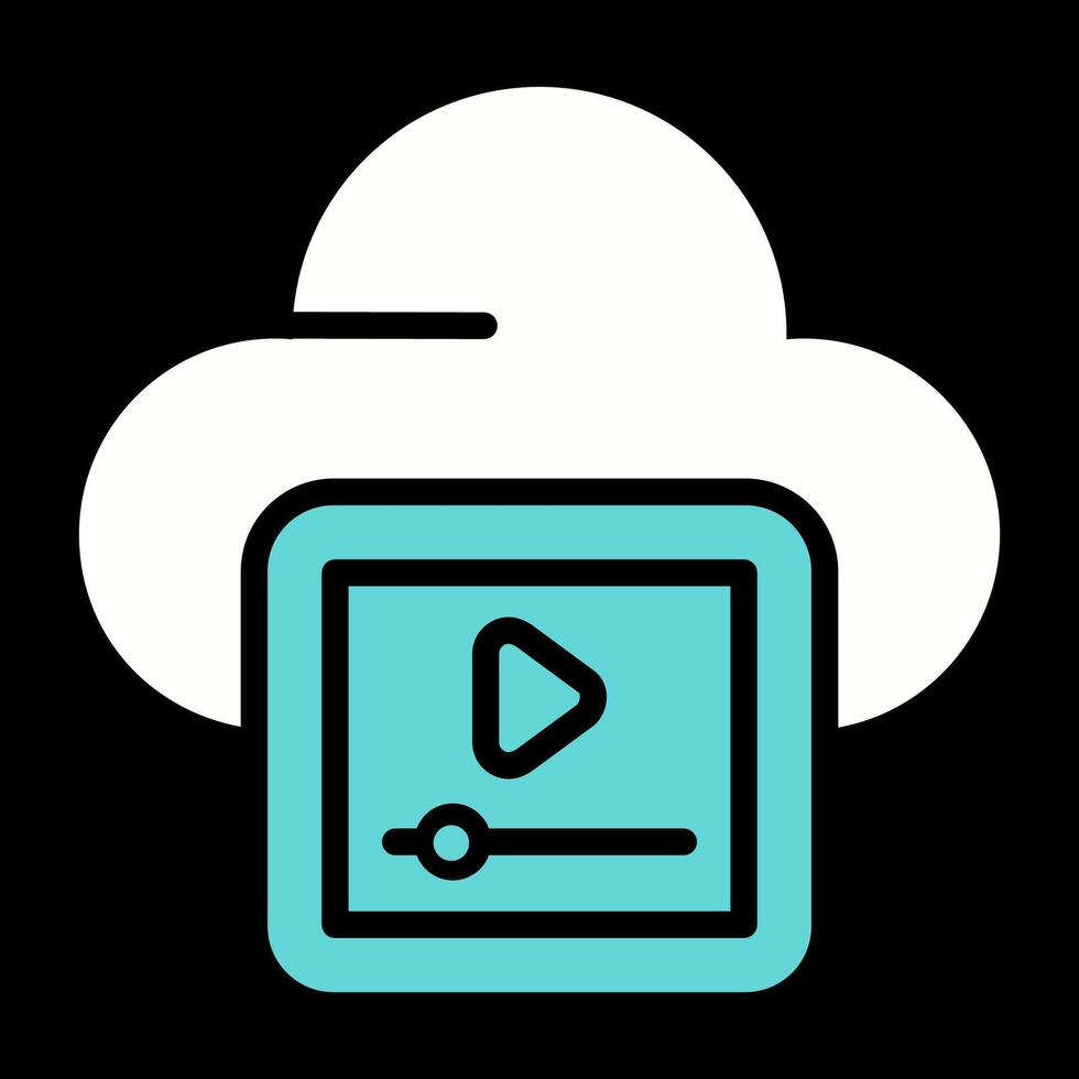 Video Hosting Vector Icon