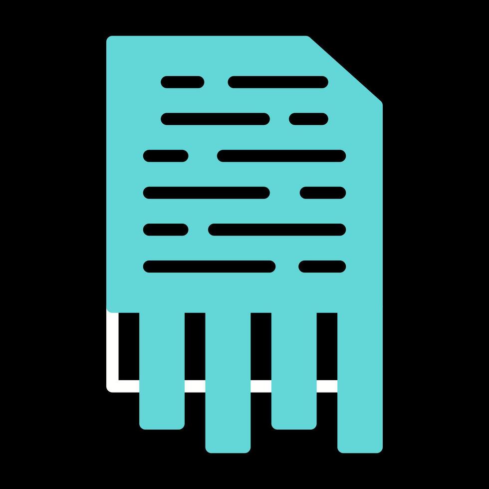 Shredding Vector Icon
