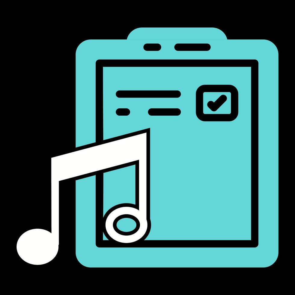 Music File Vector Icon