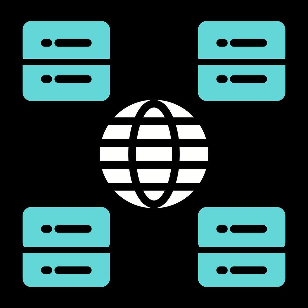 Content Delivery Network Vector Icon