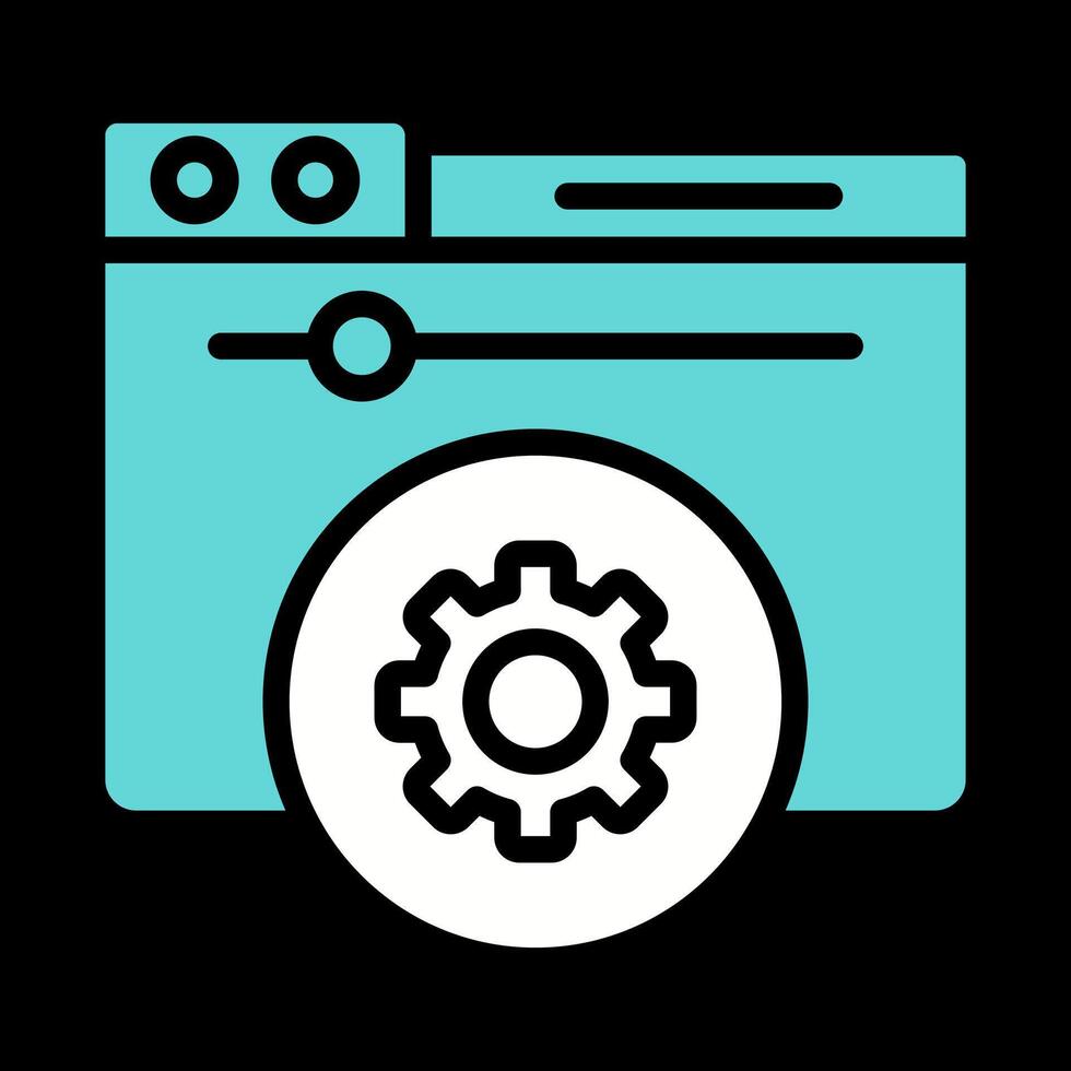 Hosting Control Panel Vector Icon