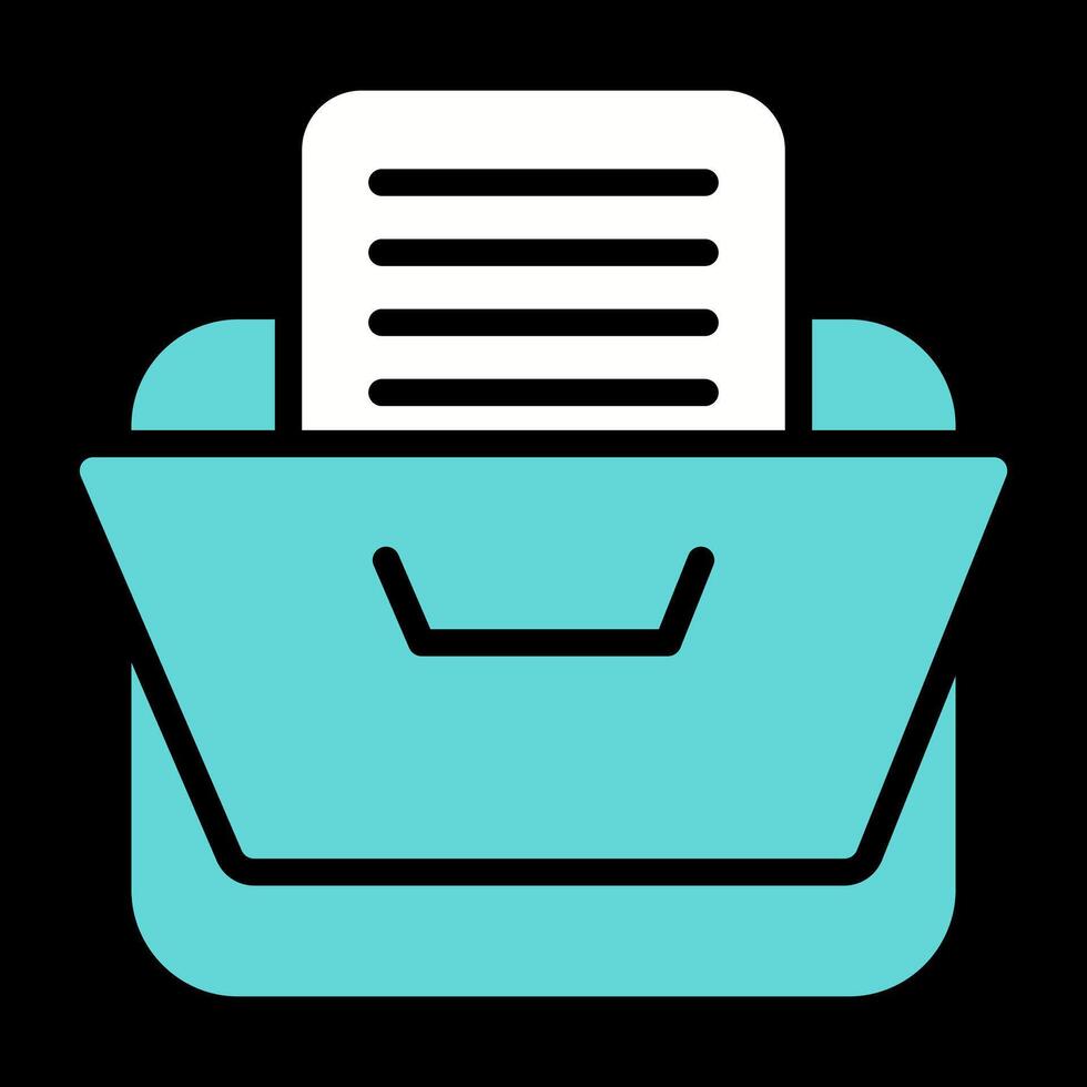 Filing Cabinet Vector Icon 40310807 Vector Art at Vecteezy