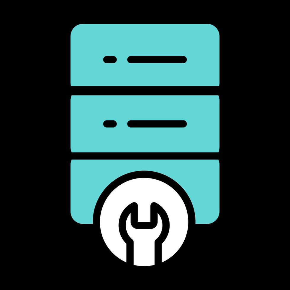 Server Maintenance Vector Icon