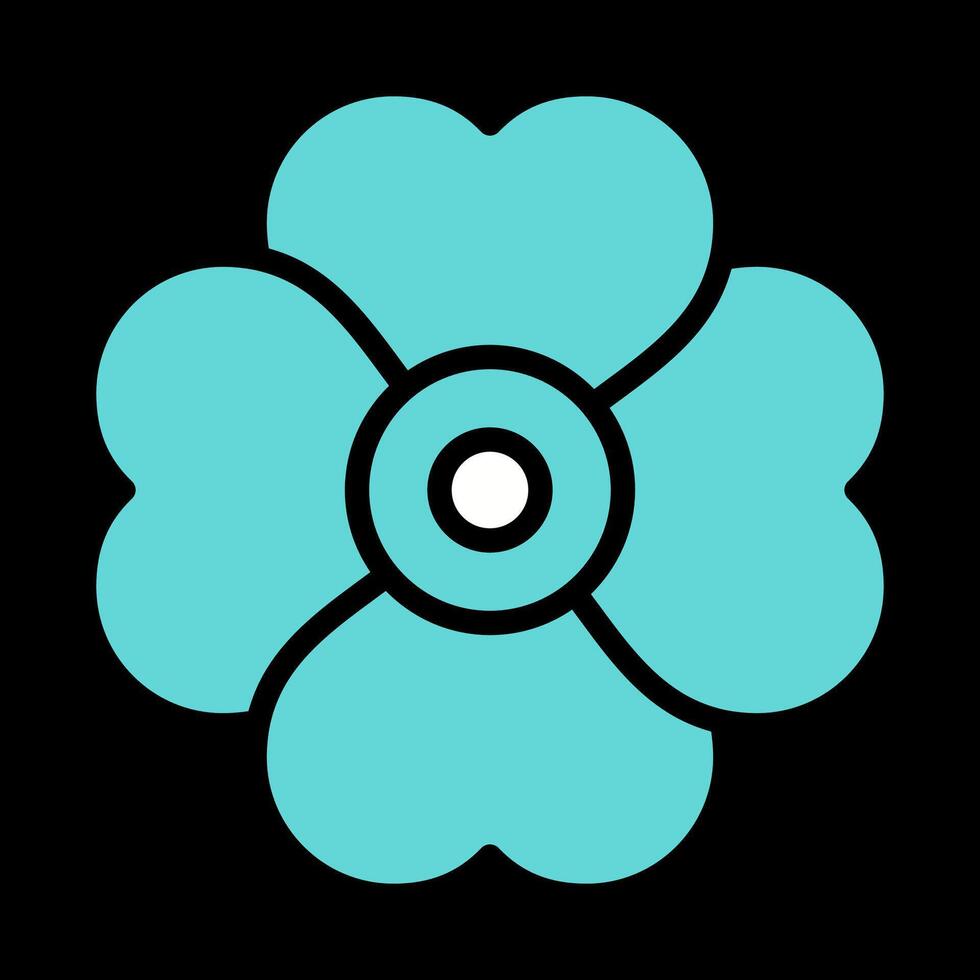 Cherry blossom Vector Icon