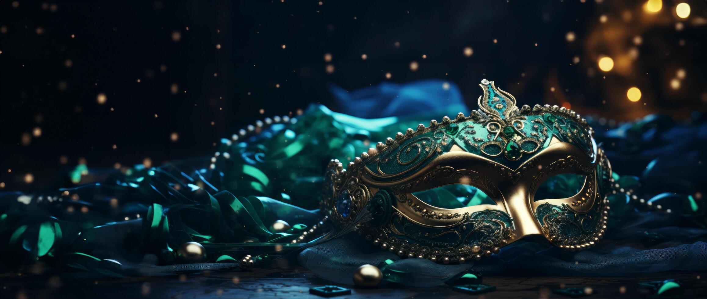 AI generated mardi gras on tuesday, photo