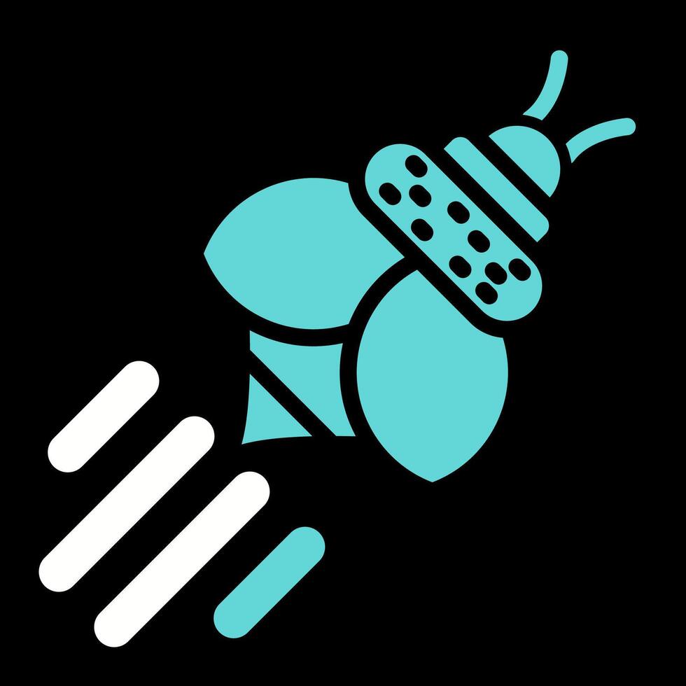 icono de vector de abeja