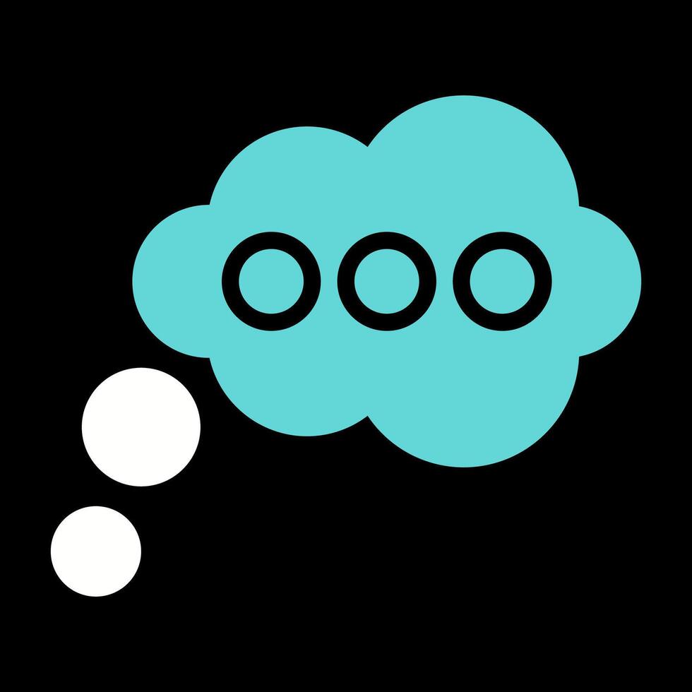 Thinking Vector Icon