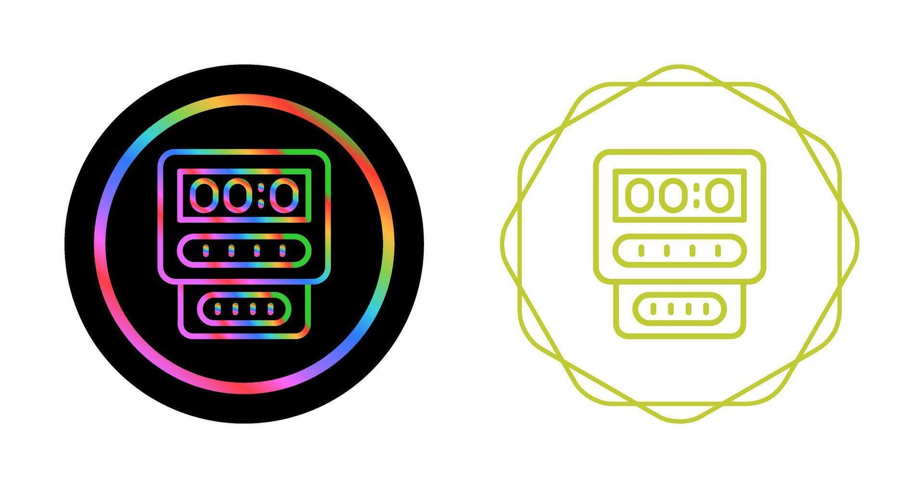 Electric Meter Vector Icon