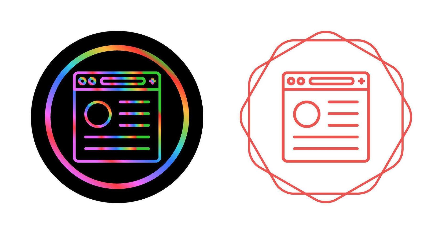 Browser Vector Icon