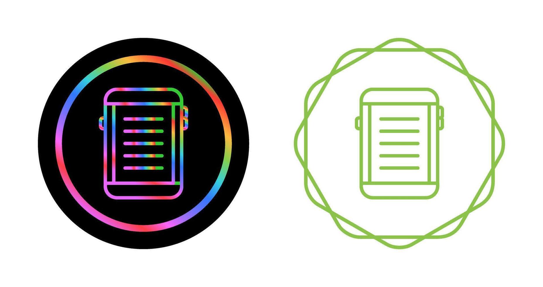 E-reader Vector Icon