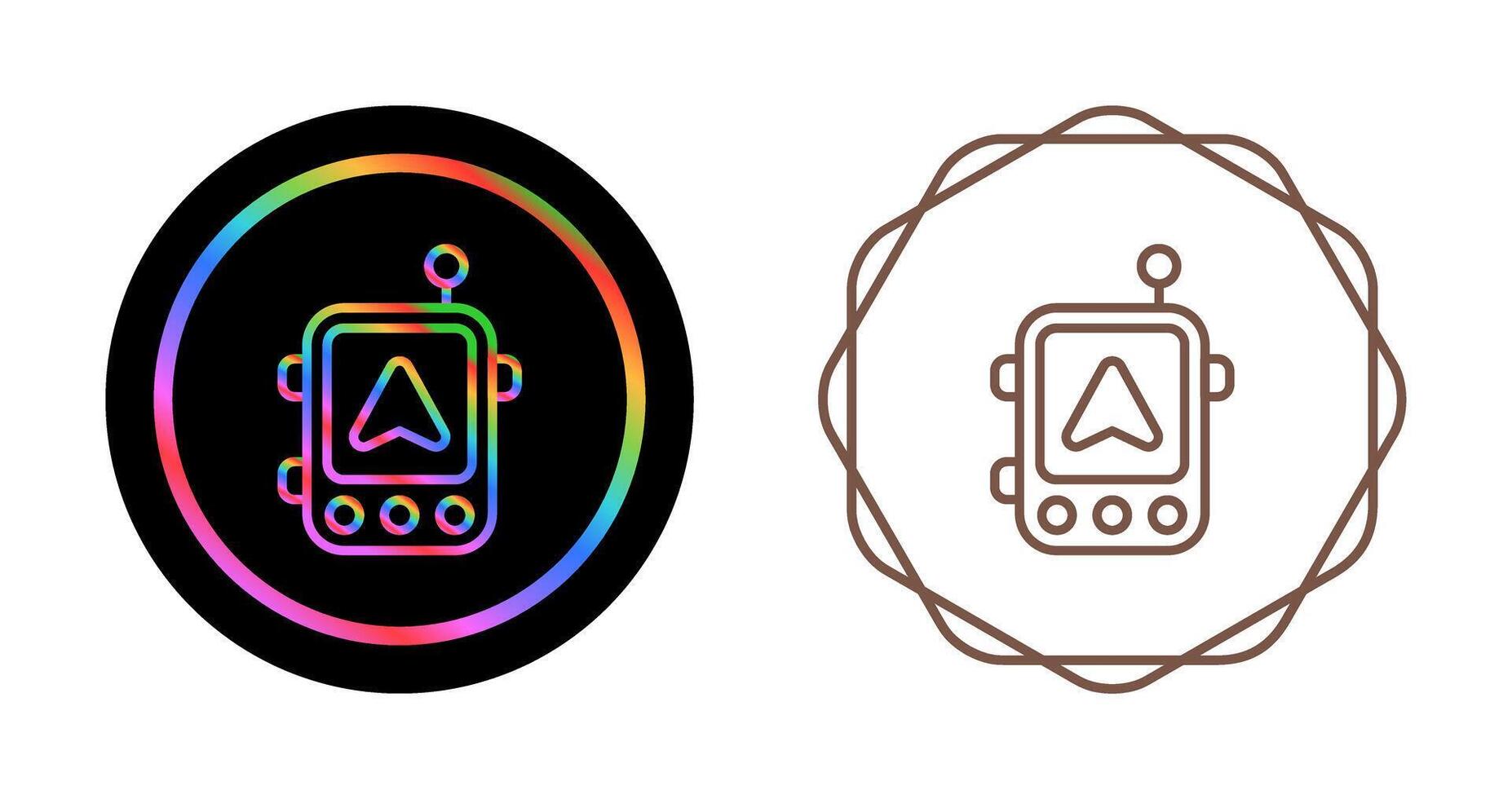 GPS Navigation Device Vector Icon