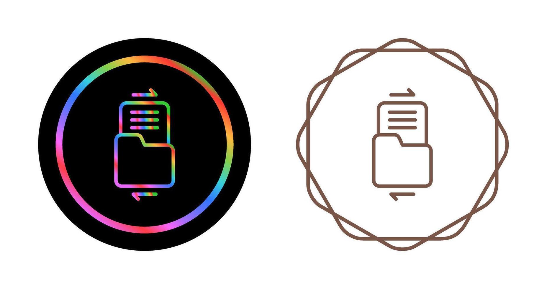 File Sharing Vector Icon
