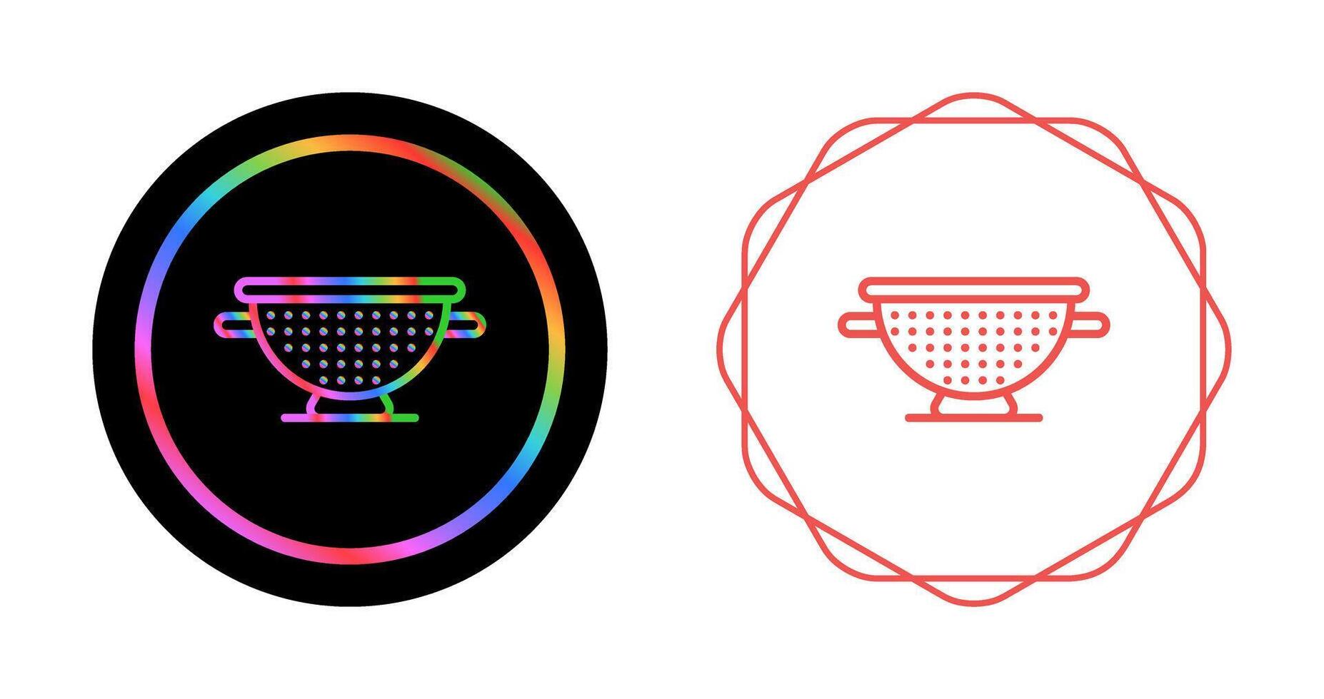 Colander Vector Icon