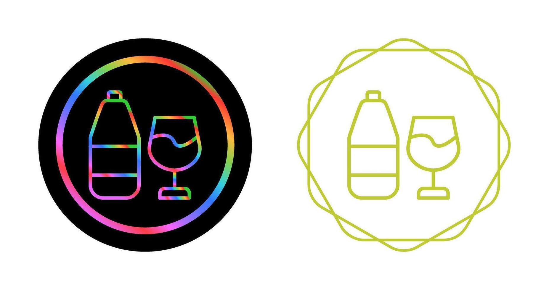 icono de vector de vino