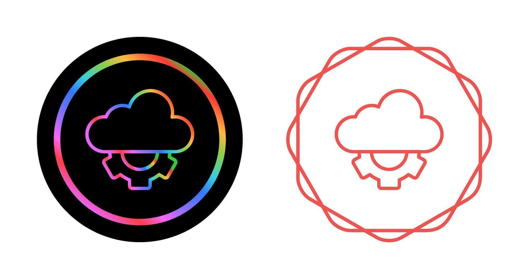 Cloud API Vector Icon