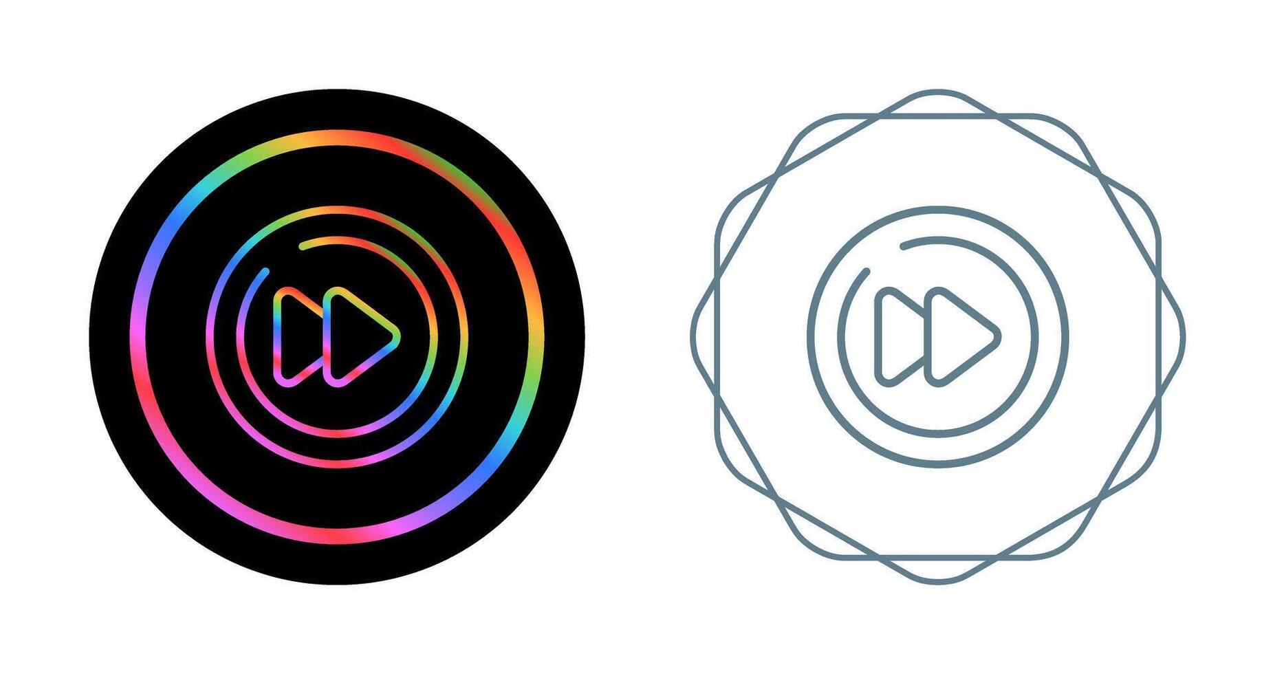 Video Next Track Circle Vector Icon