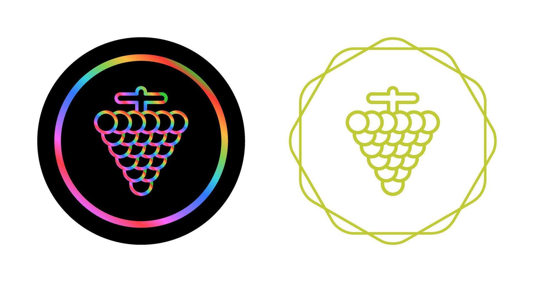 Grapes Vector Icon