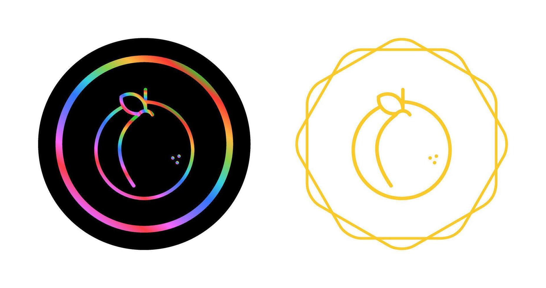 Peach Vector Icon