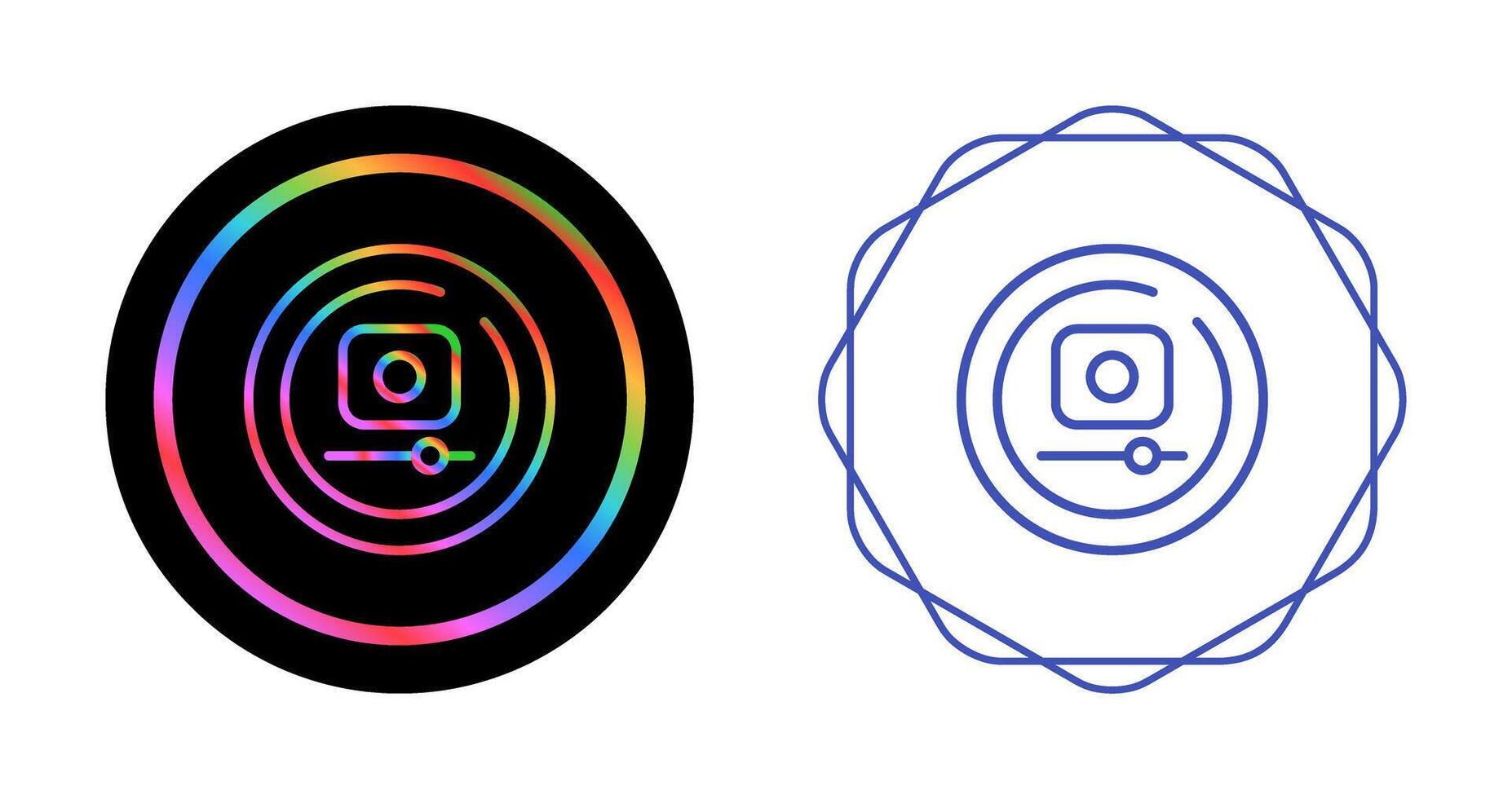 Video Record Circle Vector Icon