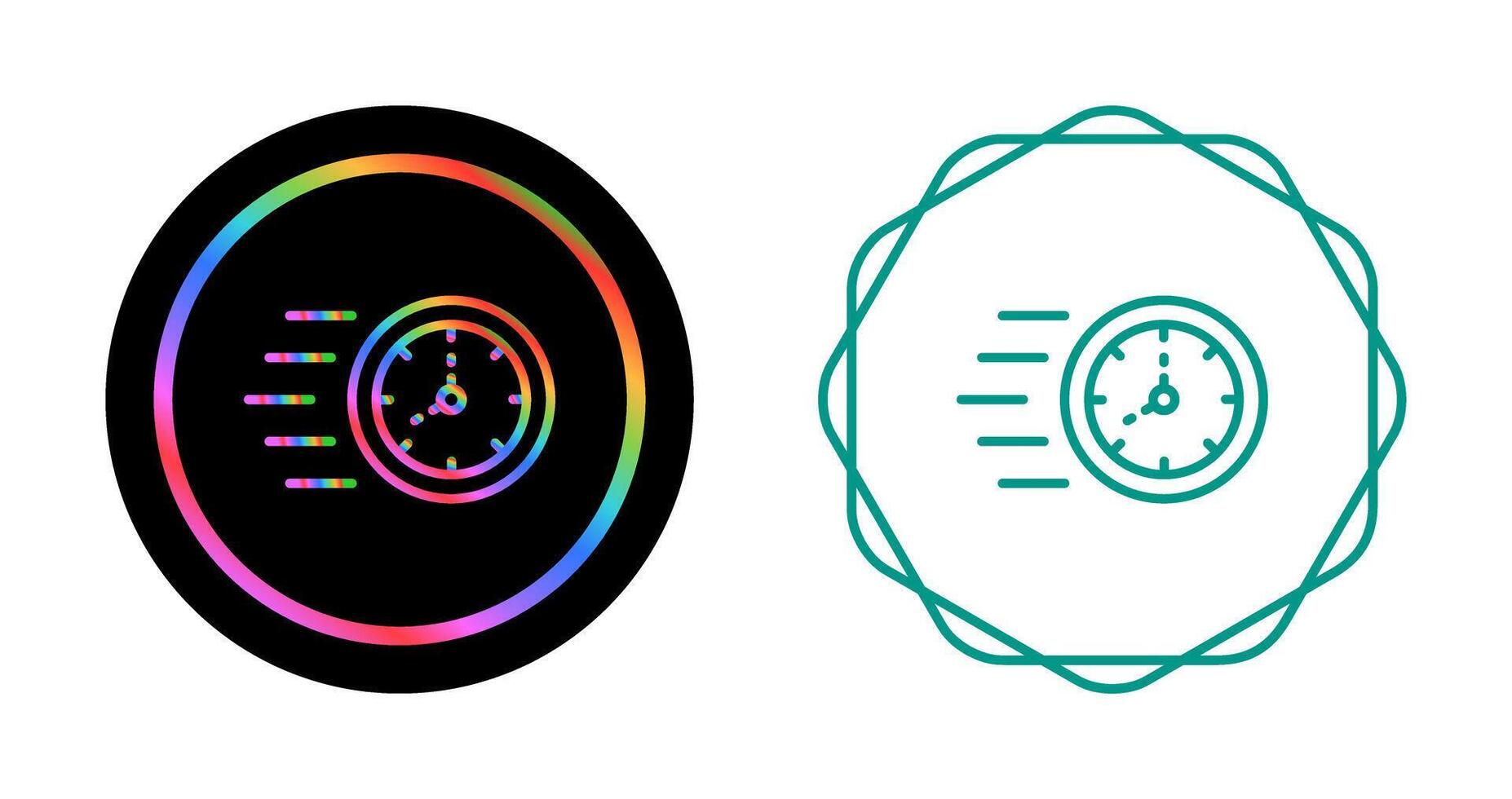 Time Fast Vector Icon